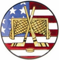 Flag Hologram Mylar Insert - 2" Hockey